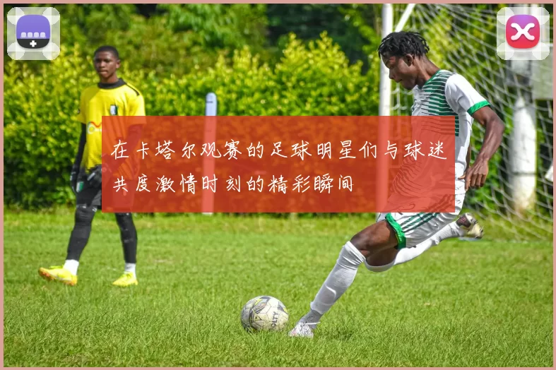 在卡塔尔观赛的足球明星们与球迷共度激情时刻的精彩瞬间