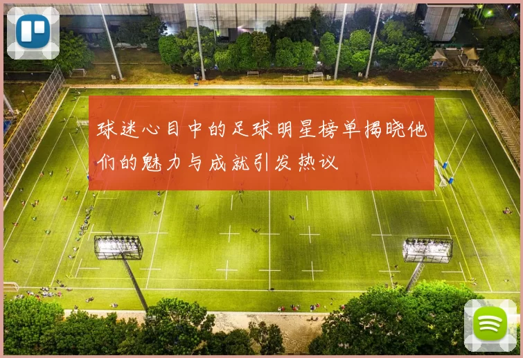 球迷心目中的足球明星榜单揭晓他们的魅力与成就引发热议